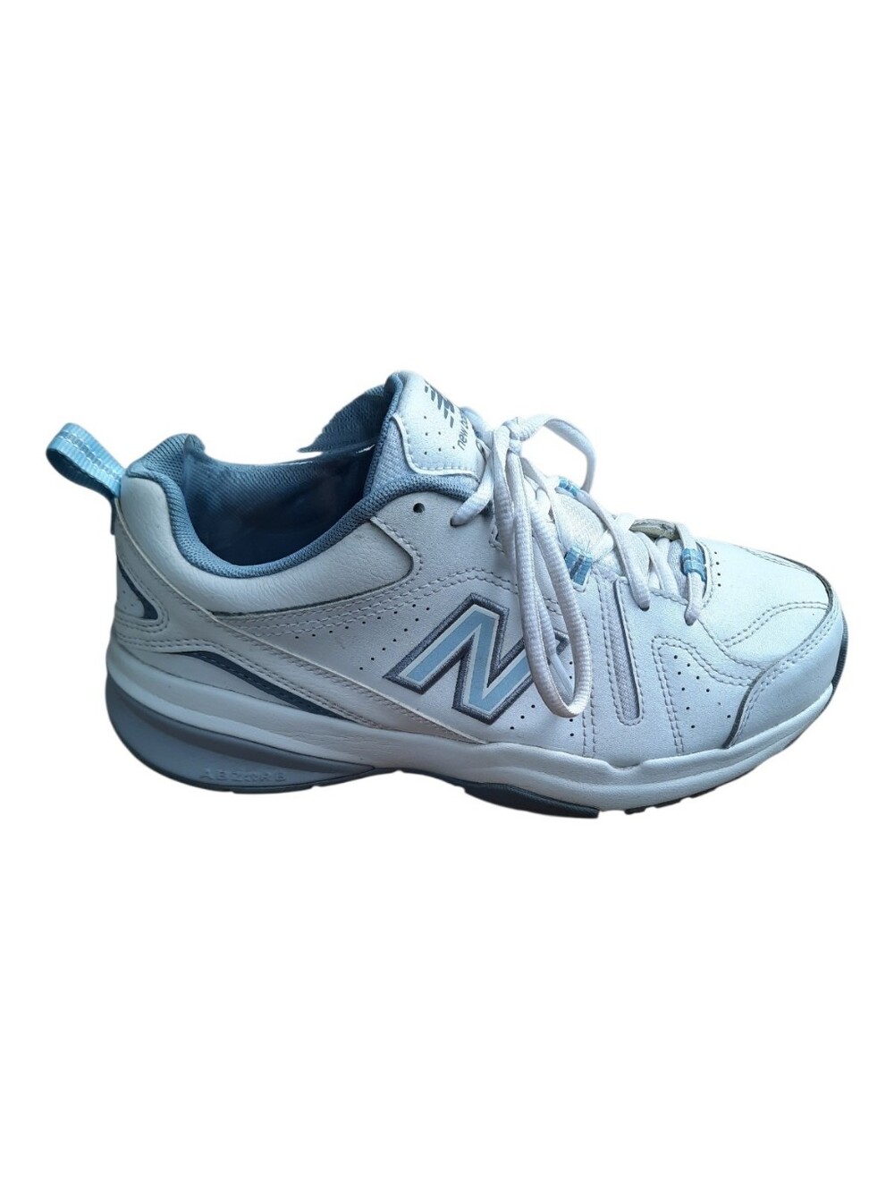 New Balance Unisex White Blue/Gray Comfort Walking Shoe WX608WB5 Size 9